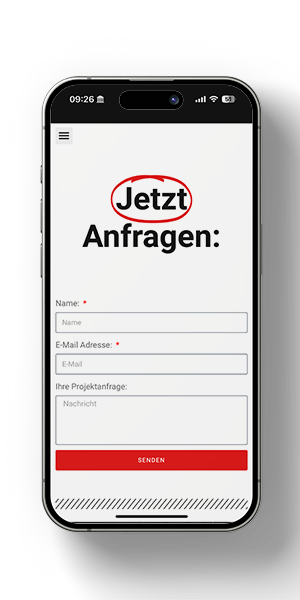 Anfrageformular von JNPhotografics.de