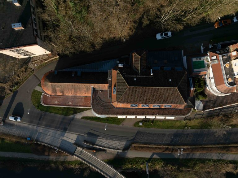 Drohnenfotografie Schweizerhaus Bad Kissingen – Luftaufnahme für Imagekampagne